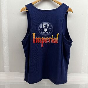 Vintage Imperial Beer Tank Top Shirt La Cerveza De Costa Rica Size XL Tucan Tico